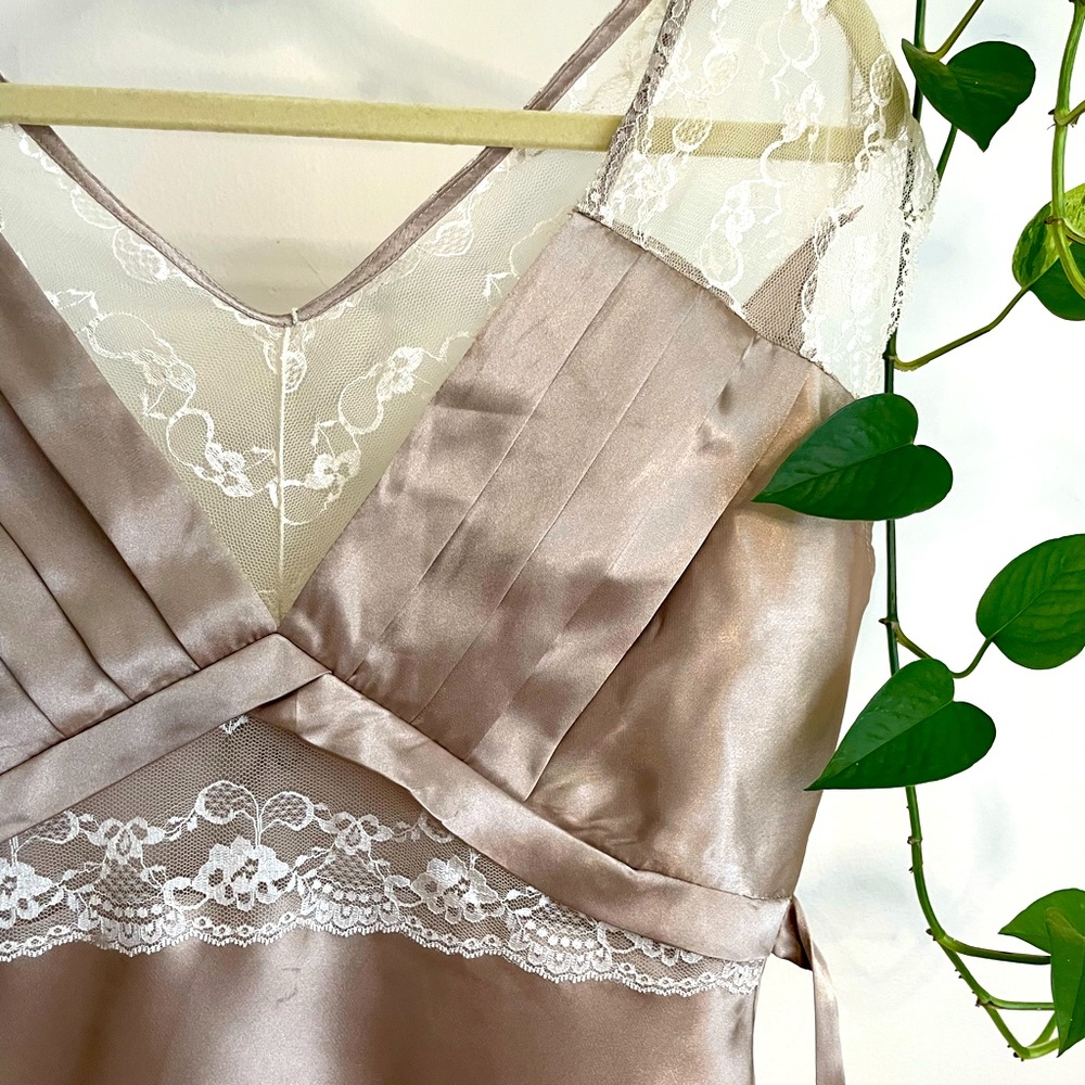 Satin and Lace Top (m)